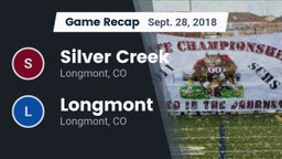 Recap: Silver Creek  vs. Longmont  2018
