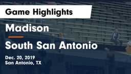 Madison  vs South San Antonio  Game Highlights - Dec. 20, 2019