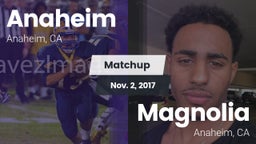 Matchup: Anaheim  vs. Magnolia  2017