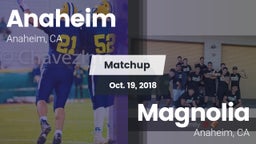 Matchup: Anaheim  vs. Magnolia  2018