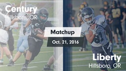 Matchup: Century  vs. Liberty  2016