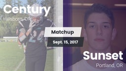 Matchup: Century  vs. Sunset  2017