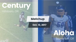 Matchup: Century  vs. Aloha  2017