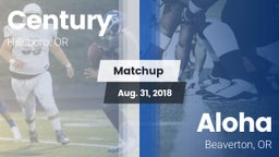 Matchup: Century  vs. Aloha  2018