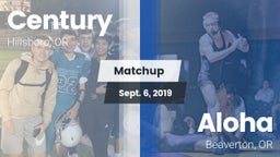 Matchup: Century  vs. Aloha  2019
