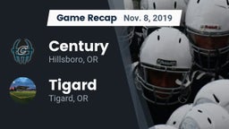 Recap: Century  vs. Tigard  2019