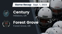 Recap: Century  vs. Forest Grove  2023