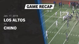 Recap: Los Altos  vs. Chino 2016