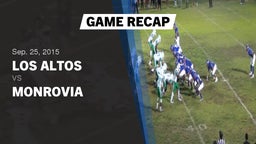 Recap: Los Altos  vs. Monrovia  2015