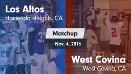 Matchup: Los Altos High vs. West Covina  2016