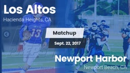 Matchup: Los Altos High vs. Newport Harbor  2017