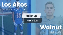 Matchup: Los Altos High vs. Walnut  2017