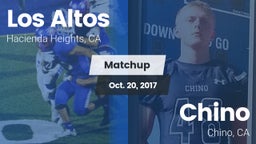 Matchup: Los Altos High vs. Chino  2017