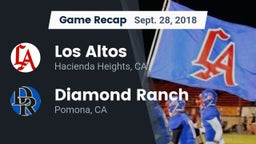 Recap: Los Altos  vs. Diamond Ranch  2018