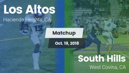 Matchup: Los Altos High vs. South Hills  2018