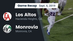 Recap: Los Altos  vs. Monrovia  2019