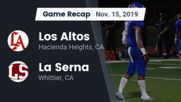 Recap: Los Altos  vs. La Serna  2019