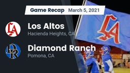 Recap: Los Altos  vs. Diamond Ranch  2021