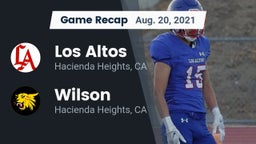 Recap: Los Altos  vs. Wilson  2021