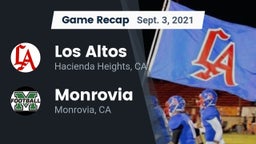 Recap: Los Altos  vs. Monrovia  2021
