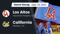 Recap: Los Altos  vs. California  2022