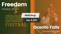 Matchup: Freedom  vs. Oconto Falls  2017