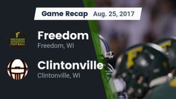 Recap: Freedom  vs. Clintonville  2017