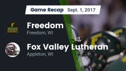 Recap: Freedom  vs. Fox Valley Lutheran  2017