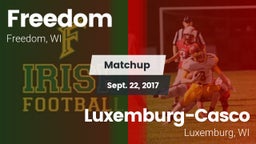 Matchup: Freedom  vs. Luxemburg-Casco  2017