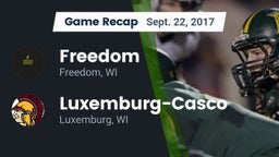 Recap: Freedom  vs. Luxemburg-Casco  2017