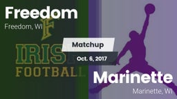 Matchup: Freedom  vs. Marinette  2017