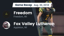 Recap: Freedom  vs. Fox Valley Lutheran  2018