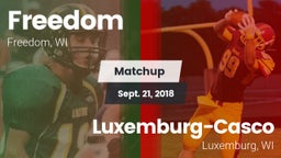 Matchup: Freedom  vs. Luxemburg-Casco  2018