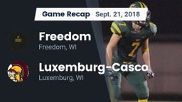 Recap: Freedom  vs. Luxemburg-Casco  2018