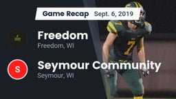 Recap: Freedom  vs. Seymour Community  2019