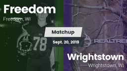 Matchup: Freedom  vs. Wrightstown  2019