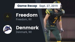 Recap: Freedom  vs. Denmark  2019