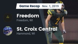 Recap: Freedom  vs. St. Croix Central  2019