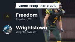 Recap: Freedom  vs. Wrightstown  2019