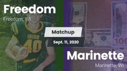 Matchup: Freedom  vs. Marinette  2020