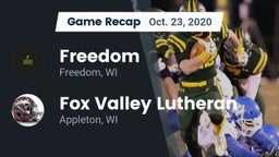 Recap: Freedom  vs. Fox Valley Lutheran  2020
