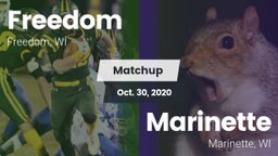 Matchup: Freedom  vs. Marinette  2020