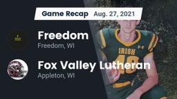 Recap: Freedom  vs. Fox Valley Lutheran  2021
