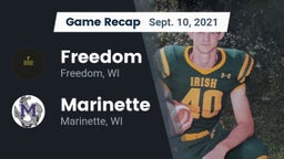 Recap: Freedom  vs. Marinette  2021