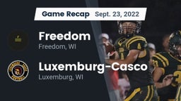 Recap: Freedom  vs. Luxemburg-Casco  2022