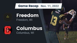 Recap: Freedom  vs. Columbus  2022