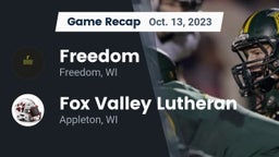 Recap: Freedom  vs. Fox Valley Lutheran  2023