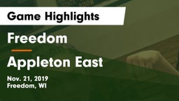 Freedom  vs Appleton East  Game Highlights - Nov. 21, 2019