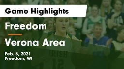 Freedom  vs Verona Area  Game Highlights - Feb. 6, 2021