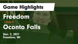 Freedom  vs Oconto Falls  Game Highlights - Dec. 2, 2021